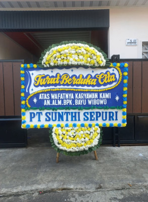 Papan Bunga Duka di Tapadaa